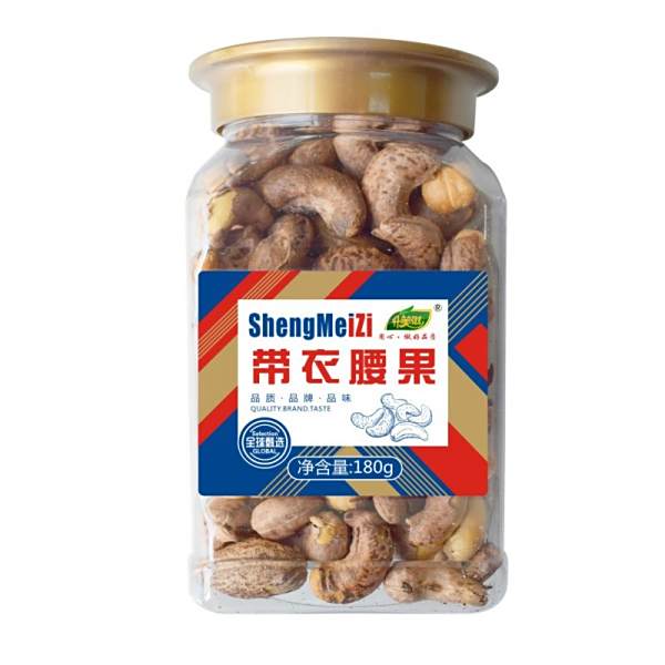 升美(měi)滋180克帶衣腰果